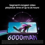 Samsung Galaxy M17e 5G Mobile (Vibe Violet, 6GB RAM, 128GB Storage, Monster 6000mAh Battery) | 120 Hz Refresh Rate | IP54 Rating | 6 Gen OS Upgrades | Knox Security | AI - Image 4