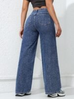 London Hills Women's Relaxed Fit High Rise Jeans || Woman Jean's || Women Baggy Jeans || Jean's for Womens || Loose Jean for Women's || Oversized Woman baggys - Image 4