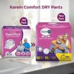 Karein Comfort Adult Diaper Pant XL Size, Extra Large, Waist (100-150 cm 40"-59"), 10 Unit, Long Protection Hour, Unisex, Quick & Even Absorption, Leakproof, Odour Control, Wetness Indicator - Image 2