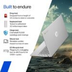 HP Chromebook 14, MediaTek Kompanio 540 (4GB LPDDR5, 128GB UFS) HD, Anti-Glare, Micro-Edge, 14''/35.6cm, ChromeOS, 100 GB Google One(1yr), Modern Gray,1.35kg, nm0004MU, HD Camera w/Shutter Laptop - Image 9