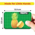 My Starter Jigsaw Puzzle - Fruits & Colors| 2-Piece Puzzle for Kids Age 2,3,& 4 yrs| Montessori Educational Toy Set of 20 Puzzle, 40 Big Pieces| Return & Birthday Gift for Boys & Girls - Image 4