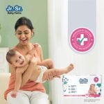 Jr. Sr. Baby Diaper Pants | Newborn/Extra Small (NB/XS) Size (0-5 kg), 40 Count | Pack of 1 | Upto 12 hr Absorption with Advanced Leak Protection | Safe For Babies Skin | Soft, Secure & Comfy - Image 2