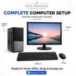 All-in-One Desktop Computer Set with Monitor, Keyboard & Mouse, SSD Ready PC - Image 6