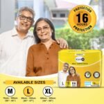 Karein Overnight Adult Diaper Pant L Size, Large, Waist (90-120 cm 35"-47"), 10 Unit, Long Protection Hour, Unisex, Quick & Even Absorption, Aloe Vera, Leakproof, Odour Control, Wetness Indicator - Image 2