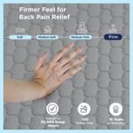 The Sleep Company SmartGRID Orthopedic Pro - Doctor Recommended Mattress | Japanese Patented Technology | 7 Zone Support for Back Pain Relief | 10 Year Warranty | King Size Firm Bed Mattress 78x72x6 - Image 5