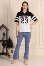 BLACKSTEP Women Oversized Cotton Jersey Tshirt | Loose Fit Streetwear Casual Top | Drop Shoulder Longline T Shirt for Girls College Wear Travel Gym Daily Outfit - Image 2