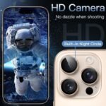 JETech Camera Lens Protector for iPhone 16 Pro/16 Pro Max, Desert Titanium - Image 5
