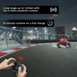 popsugar Off Roader Rechargeable Remote Control Car | RC Car Monster Truck | 4 Headlight Modes | Lithium Battery | C-Type Charging | 2.4GHz Remote Controller | Made in India, Red - Image 4