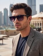 Fastrack Tees Grey Wayfarer Sunglasses for Unisex - Image 5