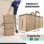 Storite Jumbo Super-Size 81 L Canvas Moisture Proof Heavy Duty Storage Bag - Image 2