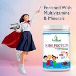 DR SATYAMRUT NUTRITIONAL Kids Protein Powder With DHA & Vitamin D for Growth & Strong Bones | Brain Development + Immunity For Growing Children | Delicious Chocolate Flavour | (400 gm) - Image 4