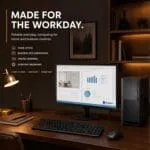 Desktop Computer Set, Core i5-2400, 8GB RAM, 128GB SSD, Windows 11, 20 Inch LED Monitor, Keyboard, Mouse & Speakers, Home Office PC, Business Computer - Image 5