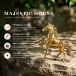 BEHOMA Metal Horse Decorative Figurine Showpiece - Image 2
