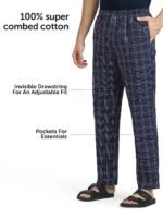 XYXX Men's Checkmate Super Combed Cotton Regular Fit Pyjamas (Pack of 2) - Image 6