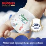 Huggies Natural Soft Overnite Diaper Pants| Premium Pant Style Baby Diapers Medium Size (M Size | 7-12 Kgs), 42 count| Keeps baby dry all night with cloud softness all over - Image 5