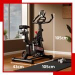 Lifelong Fit Pro Spin Fitness Bike for Home | Exercise Bike for Cardio Workout with 7 KG Flywheel, Adjustable Resistance & LED Display | Cushioned Adjustable Seat | Non-Slip Pedals | Max User Weight 120 KG - Image 5
