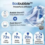 Samsung 7 kg, 5 Star, Eco Bubble Technology, Digital Inverter Motor, Soft Closing Door, Fully-Automatic Top Load Washing Machine (WA70BG4441YYTL, Lavender Gray) - Image 4