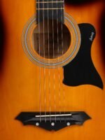 Juarez Lindenwood Acoustic Guitar Kit, JRZ38C/3TS 38 Inches Cutaway, 38C With Bag, Strings, Picks And Strap, 3TS Sunburst - Image 9