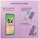 Samsung Galaxy A56 5G (Awesome Violet Glow, 8GB, 256GB) | Segment Most Complete Triple Camera | AI Editing | 4nm Processor | sAMOLED Display| Gorilla Glass Victus+| 5 Gen OS Upgrades - Image 11