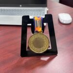 GLORY MEDAL HANGERS Single special Medal Table Top Display Holder (Pack of 3) - Black Metal Glossy Finish | Tabletop Medals Ribbon Rack | Special Medal Hanger for Sports Achievements - Image 2