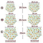 VParents Padded Underwear for Babies and Toddlers with 3 Layers of Cotton Padding Potty Training Pull Up & Diaper-Free Time Pack of 4 (1-2 years) Lion car Heart Galaxy - Image 6