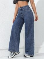 London Hills Women's Relaxed Fit High Rise Jeans || Woman Jean's || Women Baggy Jeans || Jean's for Womens || Loose Jean for Women's || Oversized Woman baggys - Image 8