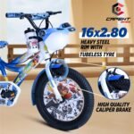 CAPENT Maltus 16T Cycle for Kids Boys/Girls with Balance Wheel & Back Carrier | Rigid Fork | Frame 11 Inch | Ideal for 5 to 7 Years Kids Road BMX Bike - Image 5