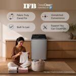 IFB 7 Kg 5 Star with Deep Clean® Technology, AI Powered, Fully Automatic Top Load Washing Machine (TL701MG1, ActivMix, Aqua Energie, Med Grey) - Image 3