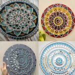 12 Shape Mirror Kit for Craft Mirror Work, Lippan Art, Jewellery Work,(Total 1200+Pcs Mirror, Each Shape Have 100+Pcs)+ One Glue Cone Free, Multicolor - Image 3