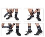 De Jure Fitness Adjustable Ankle & Wrist Weights Pair (1KG x 2) for Men & Women | Strength Training, Walking, Running, Workout, Yoga | Comfortable, Durable | Z Black – 2KG - Image 8