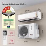 Hitachi 1.5 Ton 3 Star, New Star rated, Heavy Duty Smart Inverter Split AC (Copper, Wi-Fi, Long air throw, Smart View Display, ice Clean, Hybrid Convertible, Anti-Bacterial Mesh Filter,RAS.Y319PCDISL, White) - Image 3