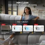 LG 1.5 Ton 3 Star, Smart Inverter Split AC (100% Copper Condenser, AI Convertible 6-in-1, Faster Cooling & Energy Saving, Diet Mode+, HD Filter with Anti-Virus Protection,Him Clean, AS-Q18JNXE,White) - Image 13