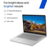 HP Chromebook 14, MediaTek Kompanio 540 (4GB LPDDR5, 128GB UFS) HD, Anti-Glare, Micro-Edge, 14''/35.6cm, ChromeOS, 100 GB Google One(1yr), Modern Gray,1.35kg, nm0004MU, HD Camera w/Shutter Laptop - Image 5