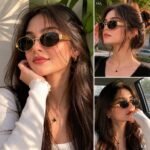 ArrowMax Fashionable Retro Oval Sunglasses for Women & Men | Trendy, Stylish & Classic 90s-Inspired Design | UV400 Protection & Durable Metal Frame - Image 3