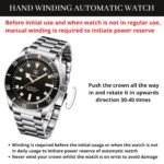 BENYAR Fashion Men's Automatic Watches Stainless Steel Wristwatches 100M Deep Waterproof Mechanical Watches for Men Sports Luminous Watches - Image 2