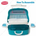 Chanak Premium Doctor Set Suitcase for Kids, Doctor Set with LED Light Instruments, Pretend Play Set for Kids Above 3 Years, 10 Piece Doctor Kit for Boys & Girls, BIS Approved. (Blue Suitcase) - Image 6