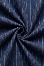 Peter England Men's Slim Fit Full Sleeve Striped Formal Shirt | Cotton Rich | Wonder Fabric | Pin Point Oxford - Image 7