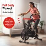 Sparnod SAB-05 Air Bike Exercise Cycle for Home Gym with Back Support | Full Body Workout – Arms & Legs Dual Action | Adjustable Resistance | 120 KG Maximum User Weight & 1-Year Warranty - Image 3
