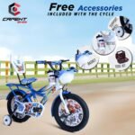 CAPENT Maltus 16T Cycle for Kids Boys/Girls with Balance Wheel & Back Carrier | Rigid Fork | Frame 11 Inch | Ideal for 5 to 7 Years Kids Road BMX Bike - Image 7