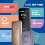 Nokia 130 Music | Built-in Powerful Loud Speaker with Music Player & Wireless FM Radio | Dedicated Music Button | Big 2.4 Display | 1 Month Standby Battery Life | 1 Year Replacement Guarantee | Purple - Image 2