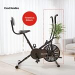 Sparnod SAB-05 Air Bike Exercise Cycle for Home Gym with Back Support | Full Body Workout – Arms & Legs Dual Action | Adjustable Resistance | 120 KG Maximum User Weight & 1-Year Warranty - Image 4