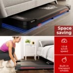 Lifelong Fit Pro Treadmill 3 HP Peak Dc Brushless Motor 2 Level Manual Incline Walking Machine at 8 km/Hr Speed with Led Display-Cardio Equipment for Home Gym 110kg Capacity, Black - Image 9