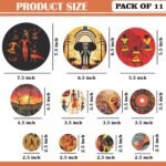 Rousrie Wooden Wall Hanging For Home Décor, Set of 11, Living Room, Bedroom, Office Decoration (Rajasthani) - Image 5