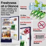 LG 185 L, 4 Star, Smart Inverter, Direct Cool Single Door Refrigerator (GLD1945ZOBE, Blue Euphoria, Base stand with Drawer) - Image 5