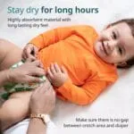 LuvLap Reusable Baby Cloth Diapers Combo Pack of 3 (3 Shell + 3 Pads) Double Leak Guard, High Absorption, Stain-Proof Comfort & Protection, 3m+, Rash Free, Adjustable Waist & Height with Snap Buttons - Image 3