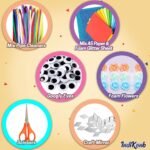 INDIKONB 22 in 1 Art and Craft Kit for Girls and Boys with Crafts Supplies Set All Craft Materials Items for Kids DIY for All Ages 8-10, Age 9-12, Age 12-16 Old - Art Kit # 2, Multicolour - Image 4