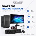 Intel Core i5 Desktop Computer, 8GB RAM, 256GB SSD + 500GB HDD, Windows 11, 1GB Graphics, 19 Inch Monitor, Keyboard & Mouse – Complete Ready-to-Use Home & Office PC Set - Image 5