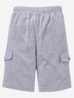KiddoPanti Boys Knit Solid Cargo Shorts Pack of 2 | 100% Cotton | Comfortable Rib Waistband | 2 Front Pockets & 2 Cargo Pockets | Sport Bermuda Half Pant for Boys - Image 4
