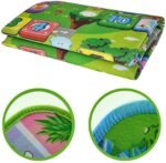 Rolozy Double Sided Waterproof Baby Play Mat | Large Size Kids Learning Mat | 6x4 Feet Crawling Mat for Infants, Toddlers | Reversible Foldable Carpet for Play Area, Nursery, and Floor Protection - Image 2