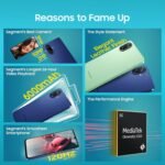 Samsung Galaxy F70e 5G (Spotlight Blue, 128 GB) (6 GB RAM) | 6000 mAh Battery | Dimensity 6300 | Octa Core Processor | 6.74" PLS LCD Display | - Image 7